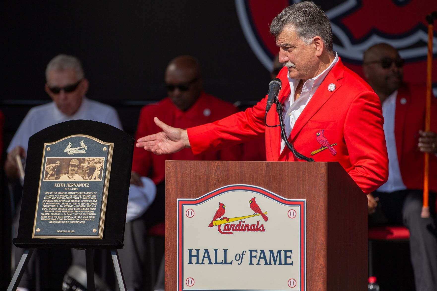 Cardinals Hall of Fame induction ceremony